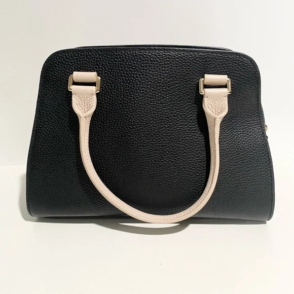 Kate Spade Sawyer Henderson Street Black Satchel Crossbody Bow cons - Picture 5 of 14